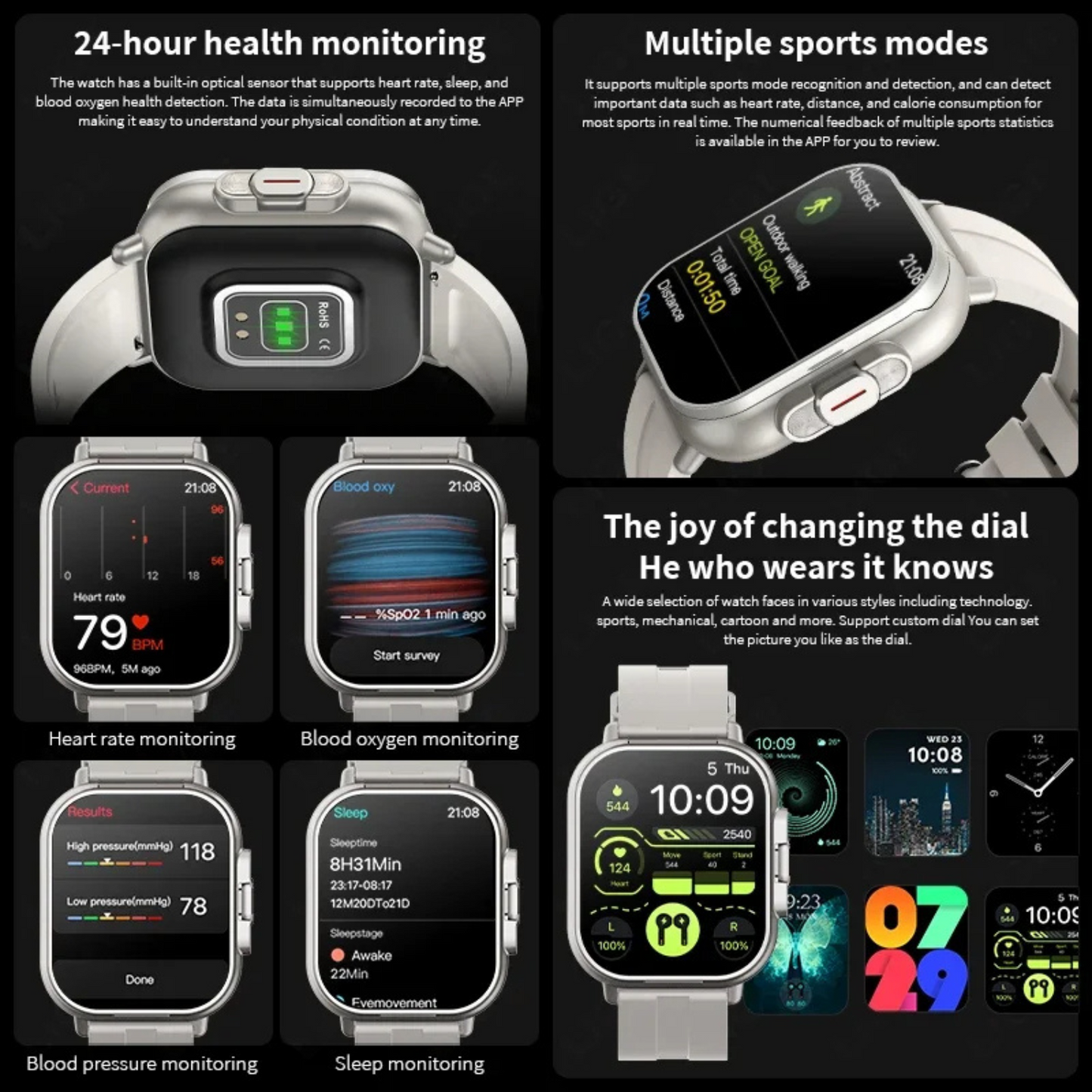 Smartwatch with Earbuds